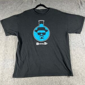 Breaking Bad Heisenberg T Shirt Mens Large Black Short Sleeve Graphic Streetwear